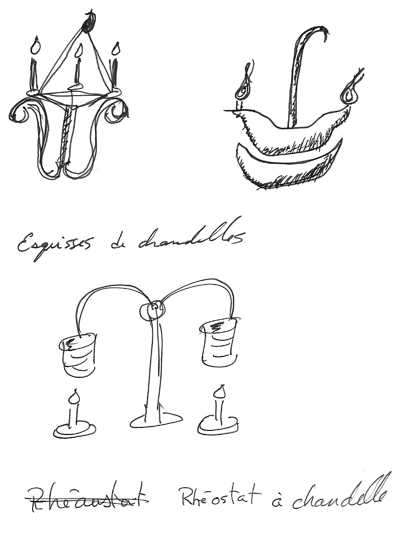 Esquisses de chandelles