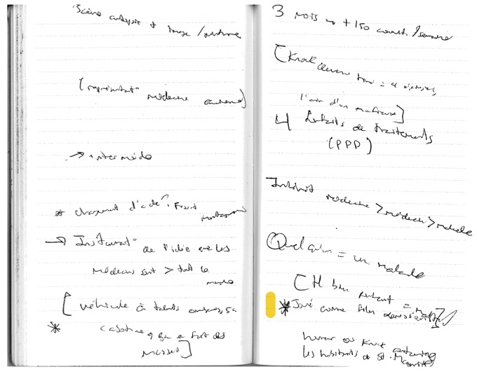 Notes de François Jardon-Gomez sur Knock, 2019