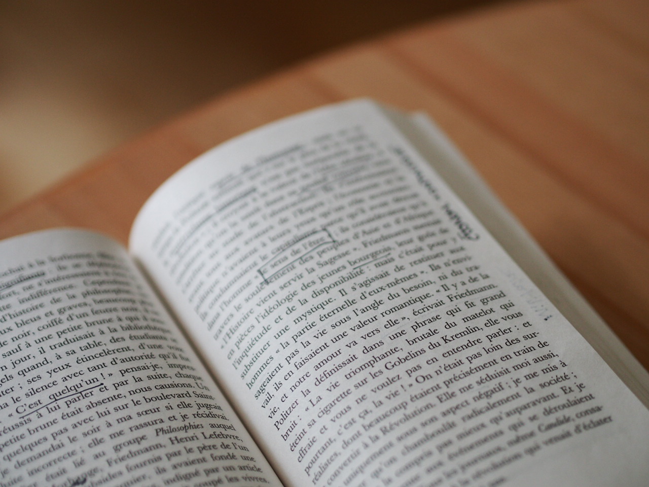 Photo du livre papier avec annotations